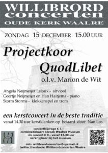 Projectkoor Quod Libet @ Oude Willibrorduskerk | Waalre | Noord-Brabant | Nederland