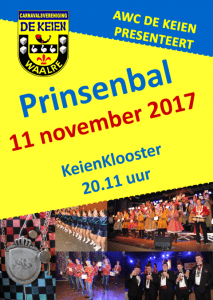 Prinsenbal AWC de Keien @ Gemeenschapshuis Het Klooster | Waalre | Noord-Brabant | Nederland