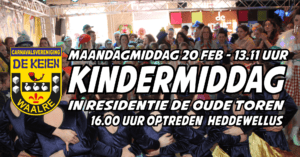 AWC de Keien Kindermiddag met om 16 uur optreden van Heddewellus. @ Waalre | Noord-Brabant | Nederland